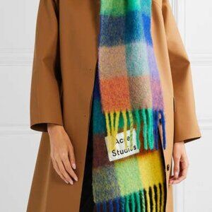 ACNE STUDIOS PLAID SCARF